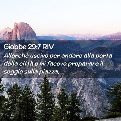 Picture 02 - Giobbe 29:7 RIV - Allorché uscivo per andare alla porta della - Bible Verse Picture