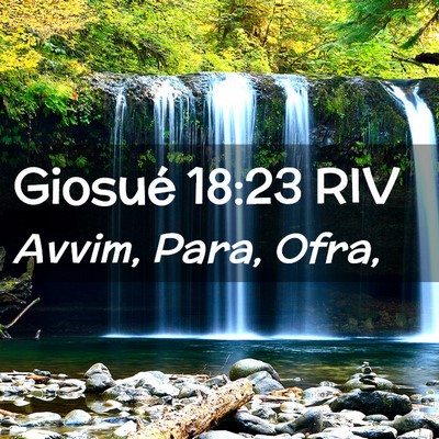 Picture 02 - Giosué 18:23 RIV - Avvim, Para, - Bible Verse Picture