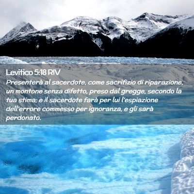Picture 02 - Levitico 5:18 RIV - Presenterà al sacerdote, come sacrifizio di - Bible Verse Picture