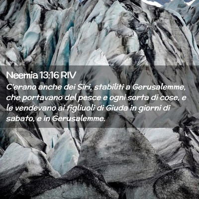 Picture 02 - Neemia 13:16 RIV - C’erano anche dei Siri, stabiliti a - Bible Verse Picture