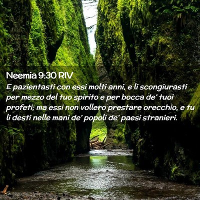Picture 02 - Neemia 9:30 RIV - E pazientasti con essi molti anni, e li - Bible Verse Picture