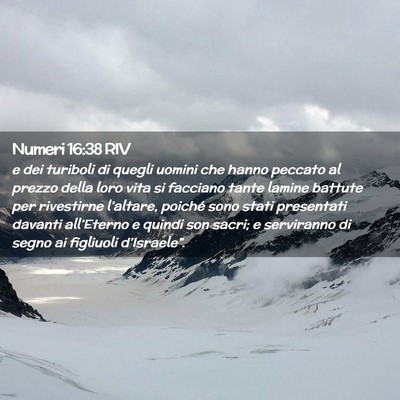 Picture 02 - Numeri 16:38 RIV - e dei turiboli di quegli uomini che hanno peccato - Bible Verse Picture