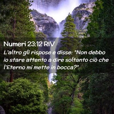 Picture 02 - Numeri 23:12 RIV - L’altro gli rispose e disse: “Non debbo io - Bible Verse Picture
