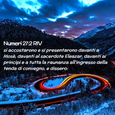 Picture 02 - Numeri 27:2 RIV - si accostarono e si presentarono davanti a Mosè, - Bible Verse Picture