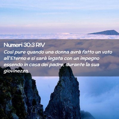 Picture 02 - Numeri 30:3 RIV - Così pure quando una donna avrà fatto un voto - Bible Verse Picture