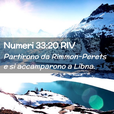 Picture 02 - Numeri 33:20 RIV - Partirono da Rimmon-Perets e si accamparono a - Bible Verse Picture