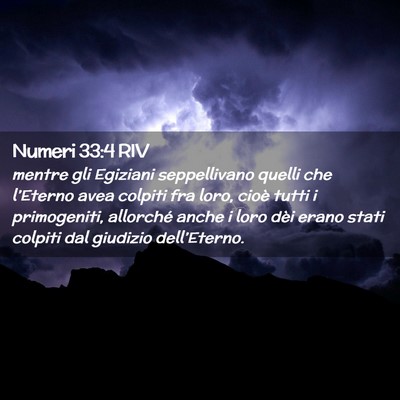 Picture 02 - Numeri 33:4 RIV - mentre gli Egiziani seppellivano quelli che - Bible Verse Picture
