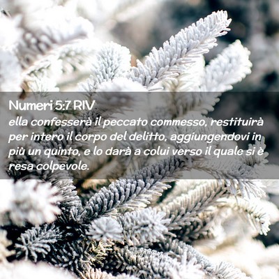 Picture 02 - Numeri 5:7 RIV - ella confesserà il peccato commesso, restituirà - Bible Verse Picture