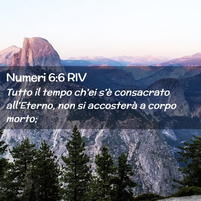 Picture 02 - Numeri 6:6 RIV - Tutto il tempo ch’ei s’è consacrato - Bible Verse Picture