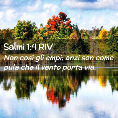 Picture 02 - Salmi 1:4 RIV - Non così gli empi; anzi son come pula che il - Bible Verse Picture