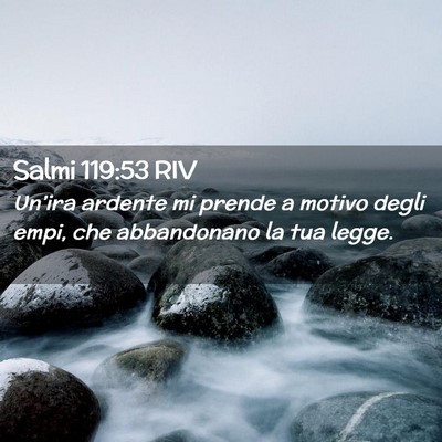 Picture 02 - Salmi 119:53 RIV - Un’ira ardente mi prende a motivo degli empi, - Bible Verse Picture