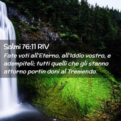 Picture 02 - Salmi 76:11 RIV - Fate voti all’Eterno, all’Iddio vostro, e - Bible Verse Picture