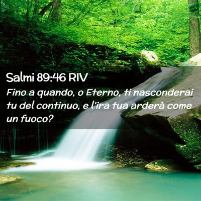 Picture 02 - Salmi 89:46 RIV - Fino a quando, o Eterno, ti nasconderai tu del - Bible Verse Picture
