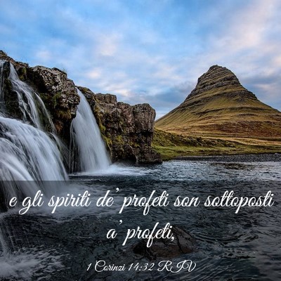 Picture 03 - 1 Corinzi 14:32 RIV - e gli spiriti de’ profeti son sottoposti a’ - Bible Verse Picture