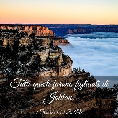 Picture 03 - 1 Cronache 1:23 RIV - Tutti questi furono figliuoli di - Bible Verse Picture