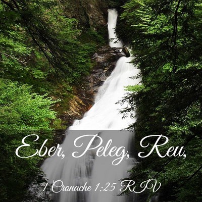 Picture 03 - 1 Cronache 1:25 RIV - Eber, Peleg, - Bible Verse Picture