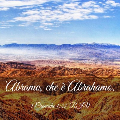 Picture 03 - 1 Cronache 1:27 RIV - Abramo, che è - Bible Verse Picture