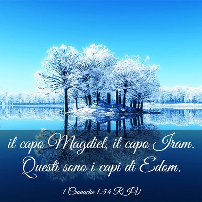 Picture 03 - 1 Cronache 1:54 RIV - il capo Magdiel, il capo Iram. Questi sono i capi - Bible Verse Picture