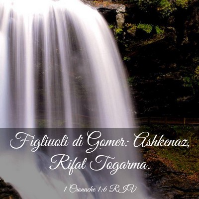 Picture 03 - 1 Cronache 1:6 RIV - Figliuoli di Gomer: Ashkenaz, Rifat - Bible Verse Picture