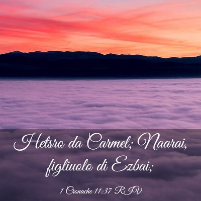 Picture 03 - 1 Cronache 11:37 RIV - Hetsro da Carmel; Naarai, figliuolo di - Bible Verse Picture