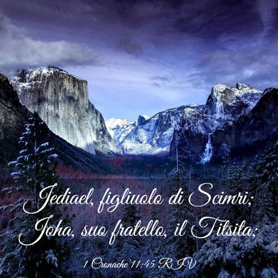 Picture 03 - 1 Cronache 11:45 RIV - Jediael, figliuolo di Scimri; Joha, suo fratello, - Bible Verse Picture