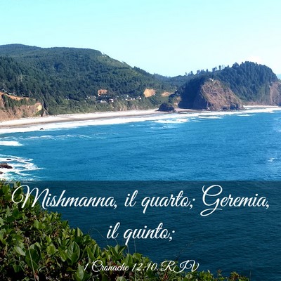 Picture 03 - 1 Cronache 12:10 RIV - Mishmanna, il quarto; Geremia, il - Bible Verse Picture
