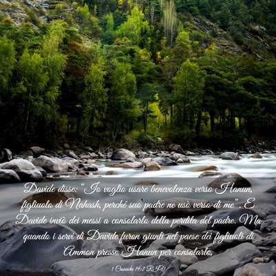 Picture 03 - 1 Cronache 19:2 RIV - Davide disse: “Io voglio usare benevolenza - Bible Verse Picture