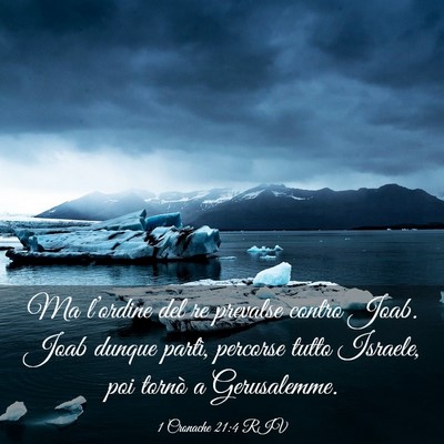 Picture 03 - 1 Cronache 21:4 RIV - Ma l’ordine del re prevalse contro Joab. Joab - Bible Verse Picture