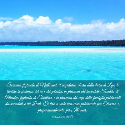 Picture 03 - 1 Cronache 24:6 RIV - Scemaia, figliuolo di Nathaneel, il segretario, - Bible Verse Picture