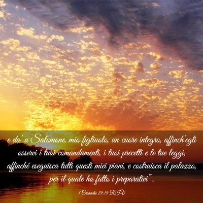 Picture 03 - 1 Cronache 29:19 RIV - e da’ a Salomone, mio figliuolo, un cuore - Bible Verse Picture