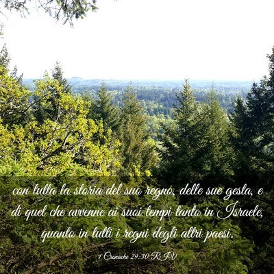 Picture 03 - 1 Cronache 29:30 RIV - con tutta la storia del suo regno, delle sue - Bible Verse Picture