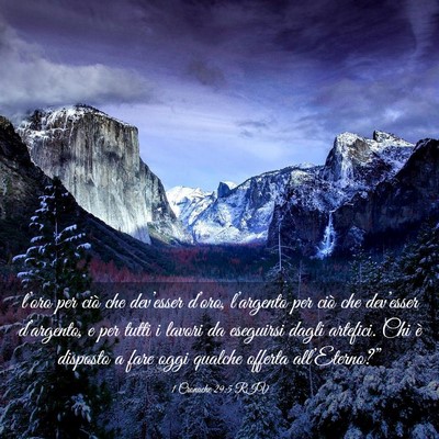 Picture 03 - 1 Cronache 29:5 RIV - l’oro per ciò che dev’esser d’oro, - Bible Verse Picture