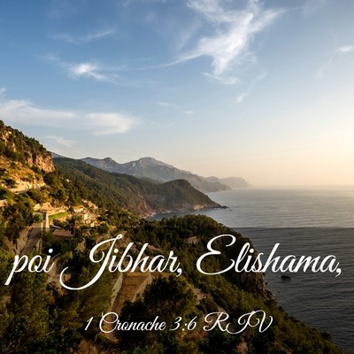 Picture 03 - 1 Cronache 3:6 RIV - poi Jibhar, - Bible Verse Picture