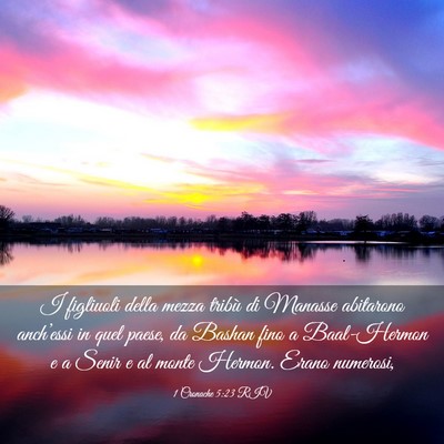 Picture 03 - 1 Cronache 5:23 RIV - I figliuoli della mezza tribù di Manasse - Bible Verse Picture