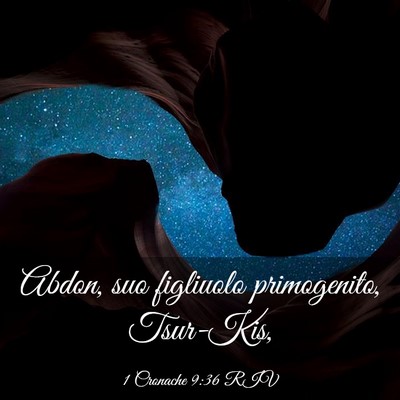 Picture 03 - 1 Cronache 9:36 RIV - Abdon, suo figliuolo primogenito, - Bible Verse Picture