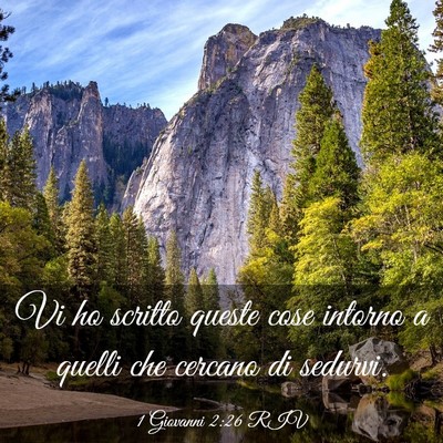 Picture 03 - 1 Giovanni 2:26 RIV - Vi ho scritto queste cose intorno a quelli che - Bible Verse Picture