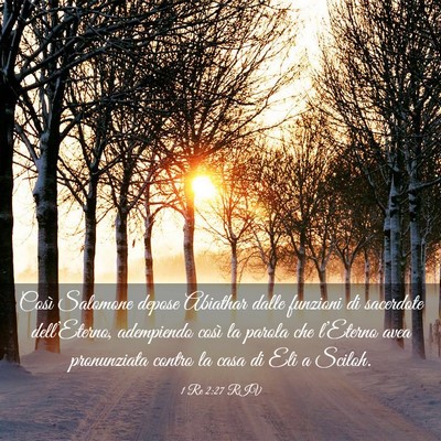 Picture 03 - 1 Re 2:27 RIV - Così Salomone depose Abiathar dalle funzioni di - Bible Verse Picture