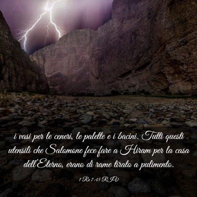 Picture 03 - 1 Re 7:45 RIV - i vasi per le ceneri, le palette e i bacini. - Bible Verse Picture
