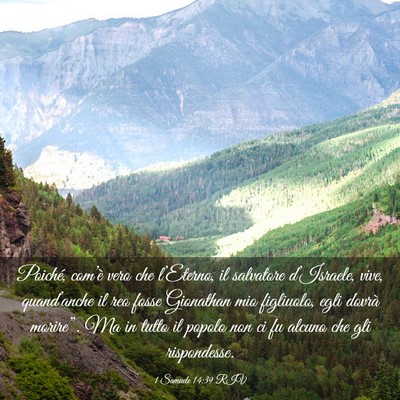Picture 03 - 1 Samuele 14:39 RIV - Poiché, com’è vero che l’Eterno, il - Bible Verse Picture