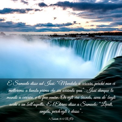 Picture 03 - 1 Samuele 16:12 RIV - E Samuele disse ad Isai: “Mandalo a cercare, - Bible Verse Picture