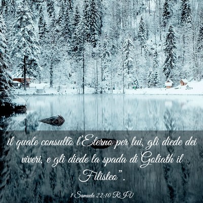 Picture 03 - 1 Samuele 22:10 RIV - il quale consultò l’Eterno per lui, gli diede - Bible Verse Picture