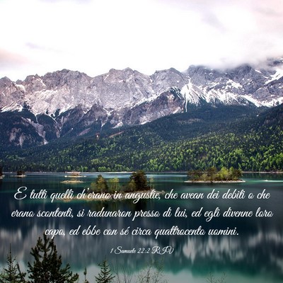 Picture 03 - 1 Samuele 22:2 RIV - E tutti quelli ch’erano in angustie, che avean - Bible Verse Picture