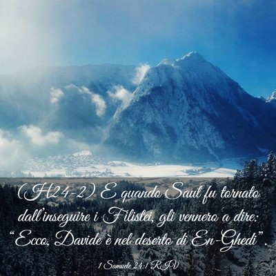 Picture 03 - 1 Samuele 24:1 RIV - (H24-2) E quando Saul fu tornato dall’inseguire - Bible Verse Picture