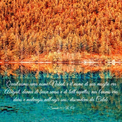 Picture 03 - 1 Samuele 25:3 RIV - Quest’uomo avea nome Nabal, e il nome di sua - Bible Verse Picture