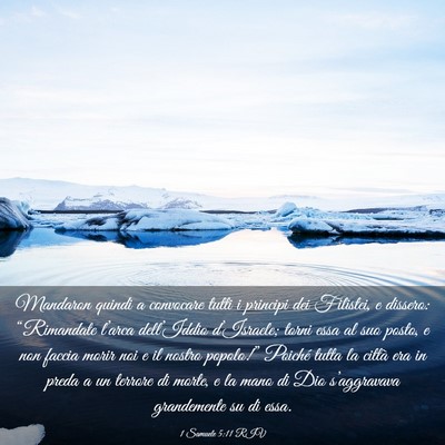Picture 03 - 1 Samuele 5:11 RIV - Mandaron quindi a convocare tutti i principi dei - Bible Verse Picture