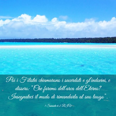 Picture 03 - 1 Samuele 6:2 RIV - Poi i Filistei chiamarono i sacerdoti e - Bible Verse Picture
