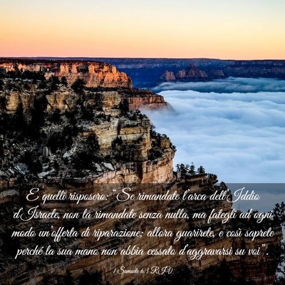 Picture 03 - 1 Samuele 6:3 RIV - E quelli risposero: “Se rimandate l’arca - Bible Verse Picture