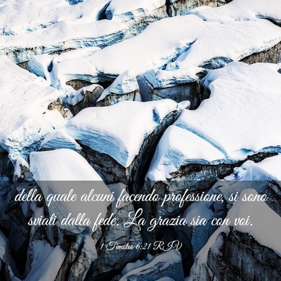 Picture 03 - 1 Timoteo 6:21 RIV - della quale alcuni facendo professione, si sono - Bible Verse Picture