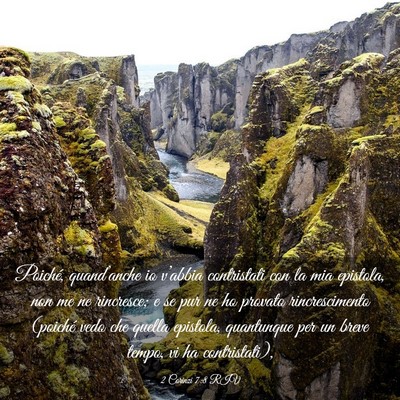 Picture 03 - 2 Corinzi 7:8 RIV - Poiché, quand’anche io v’abbia contristati - Bible Verse Picture