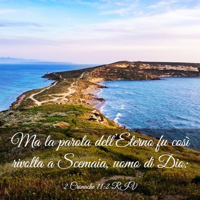 Picture 03 - 2 Cronache 11:2 RIV - Ma la parola dell’Eterno fu così rivolta a - Bible Verse Picture